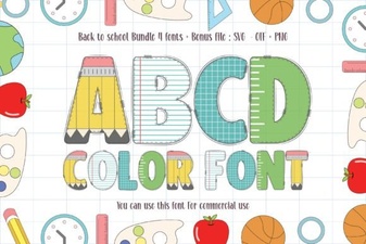 Back to School Font Design Ideas and Uses