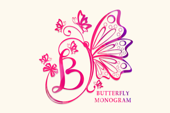 Butterfly Monogram Font Design Ideas for Creative Projects