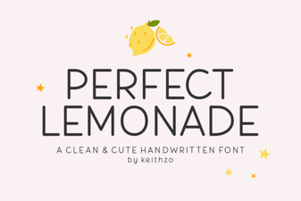 Perfect Lemonade Font Design Ideas