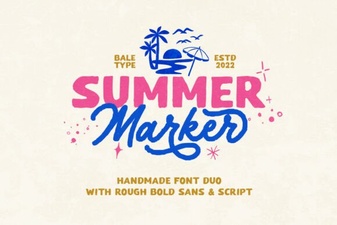 Summer Marker Font for Creative Projects and Design Work