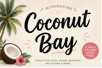Coconut Bay Font Design Trends and Creative Uses